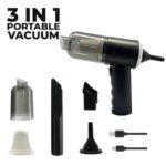 3-in-1 Portable Vacuum Cleaner, Duster & Air Blower | Wireless Handheld Cleaning for Car & Home - Image 2