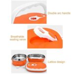 Stainless Steel Insulated Square Lunch Box - Image 4