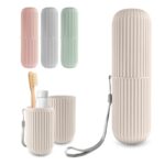 Portable Toothbrush & Toothpaste Holder Case | Travel Storage Box with Cup Function - Image 2