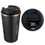 Smart Temperature Coffee Mug | 17oz Insulated Stainless Steel Travel Mug with Leakproof Lid