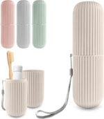 Portable Toothbrush & Toothpaste Holder Case | Travel Storage Box with Cup Function - Image 9